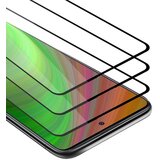 Cadorabo 3x Celozaslonska zaščitna folija, združljiva z Samsung Galaxy A51 5G - Zaščitna folija v transparentno s čarno - 3-pack Kaljeno steklo za zaščito zaslona s trdoto 9H in 3D dotikom, (20553292) Cene