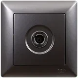 Utičnica podžbukna ANTENSKA TV PROLAZNA 862MHz TAMNO-SIVA