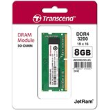 Transcend RAM SODIMM DDR4 8GB PC3200 JetRam, CL22, 1Rx16, 1Gx16, (683625) | Shoptok.si