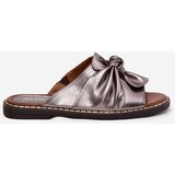 Boto Ladies Slippers On Flat Sole Graphite Nelvira | ePonuda.com