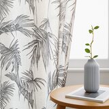 Restilo Siva/kremno bela zavesa 135x250 cm Palmera – | Shoptok.si