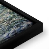  Slika - Claude Monet – The Water Lilies – Clear Morning with Willows 100x40 U crnom drvenom okviru | shoptok.hr