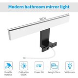 AOUROW 30 cm LED svetilka za ogledalo - 6500 K | Shoptok.si
