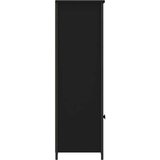  Visoka komoda crna 62 x 32 x 103,5 cm od konstruiranog drva | Eponuda.com