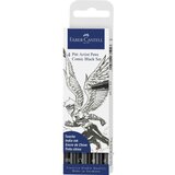 Faber-Castell set umetničkih olovaka faber-castell - comic black set (set za)