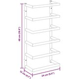  Stalak za ručnike bijeli 24 x 12 x 48 cm čelični | shoptok.hr
