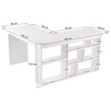 Hanah home Radni sto Vesper Cashmere Walnut | Eponuda.com