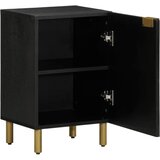 Maison Chic Kopalniška omarica - Kopalniški kabinet črna 38x33x58 cm iz umetnega lesa, (21794956) | Shoptok.si