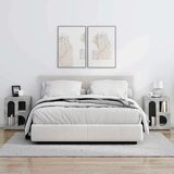  Nočna omarica 2 pcs Betonsko siva 40 x 35 x 50 cm, (5000107125) | Shoptok.si