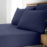 Catherine Lansfield Tamno plava plahta s gumom od mikrovlakana 185x200 cm So Soft Easy Iron – | shoptok.hr