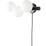 White Label Črna/bela stenska svetilka Monica – | Shoptok.si