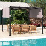  Pergola za terasu 3x3m, terasna pergola, siva | shoptok.hr