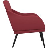  Naslanjač vinsko rdeč 63x76x80 cm umetno usnje, (20926969) | Shoptok.si