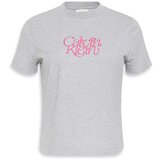 Calvin Klein Jeans Majica svetlo siva / roza | Shoptok.si
