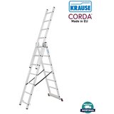 Krause corda trodelne merdevine 3x7 - 4,2m aluminijumske Cene