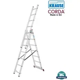 corda trodelne merdevine 3x7 - 4,2m aluminijumske