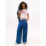 Tommy Jeans Majica 'VARSITY' rdeča / bela | Shoptok.si