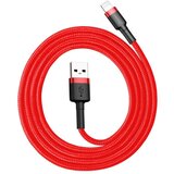 Baseus Cafule USB Lightning kabel 2.4A 1m (črna + rdeča), (20627518) | Shoptok.si