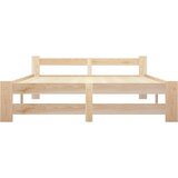  Posteljni okvir iz trdne borovine 120x200 cm, (20606574) | Shoptok.si