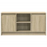  ormarić s LED svjetlima boja hrasta 100x34x50 cm drveni | shoptok.hr