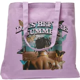 MT Accessoires Days Before Summer Oversize Canvas Tote Bag lilac