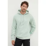 Hugo Bombažen pulover moški, zelena barva, s kapuco, 50520502