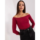 BASIC Feel Good Blouse-RV-BZ-4692.11-burgundy | Shoptok.si