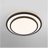 Orbis LED okrogla stropna svetilka Berlin (16 W, Ø x V: 29,3 x 6,5 cm, Črna, Topla bela)