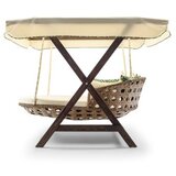 Hanah home Baštenska dvokrevetna stolica za ljuljanje Dominic Cream | ePonuda.com