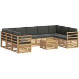  Set vanjskih sofa 8 pcs Bijela i Antracit 59 x 59 x 37 cm | shoptok.hr
