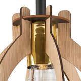 plafonski luster lando 1xE27/15W/230V, hrast | Eponuda.com