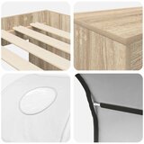 Krevet s Tunnels 3 kom. Artisian hrast i bijela | shoptok.hr