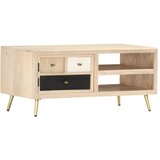 The Living Store Klubska mizica 90x45x40 cm trden mangov les - Klubska Mizica, (21575085) Cene