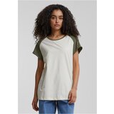 Urban Classics Women's T-shirt Contrast Raglan cream/olive Cijene