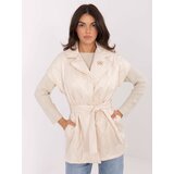 RUE PARIS Vest-IT-KZ-FL9603.87-light beige | Shoptok.si