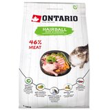 Ontario Cat Hairball - raca in piščanec 2 kg Cene