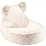 Krem vreća za bebe od bouclé tkanine Bear –