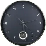 Zidni Sat - Gomb grey, silver