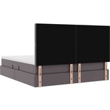  Postelja z dodatnim prostorom za shranjevanje in vzmetnico Siva, (5000100837) | Shoptok.si