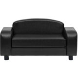 vidaXL pasji kavč črn 80x50x40 cm umetno usnje | Shoptok.si