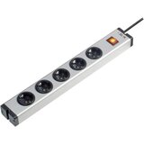 Ehmann Razdelilna letev s stikalom 5-delna aluminij\, varnostni kontakt 0601x00052031, (20641586) | Shoptok.si