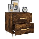  Noćni ormarić boja hrasta 40x35x47,5 cm od konstruiranog drva | shoptok.hr