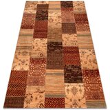 RugsX Preproge Preproga volna KASHQAI 4327 101 Patchwork terakota 200x250 cm Rdeča | Shoptok.si