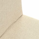 Podesivi podni naslonjač Krem Tkanina | shoptok.hr