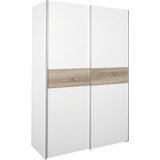 Boxxx omara z drsnimi vrati, hrast sonoma, bela | Shoptok.si