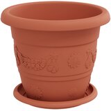  Saksije za biljke 6 pcs Crvena cigla Ø 22 x 18 cm Plastika | shoptok.hr