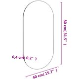  Ogledalo 80 x 40 cm stakleno | Eponuda.com