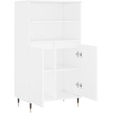 Visoka komoda bijela 60x36x110 cm od konstruiranog drva | shoptok.hr