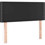  Uzglavlje crno 100x5x78/88 cm od umjetne kože | shoptok.hr