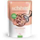 Schesir Cat Tuna z lososom v želeju 85 g vrečkake | Shoptok.si